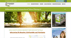 Desktop Screenshot of kreissportbund-teltow-flaeming.de